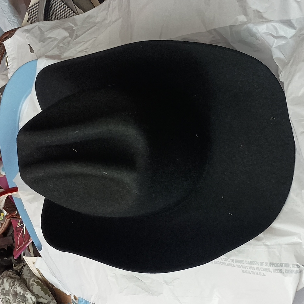 Los Altos  boots Wool Western wear hat + Free Scarf Items shows some signs of we